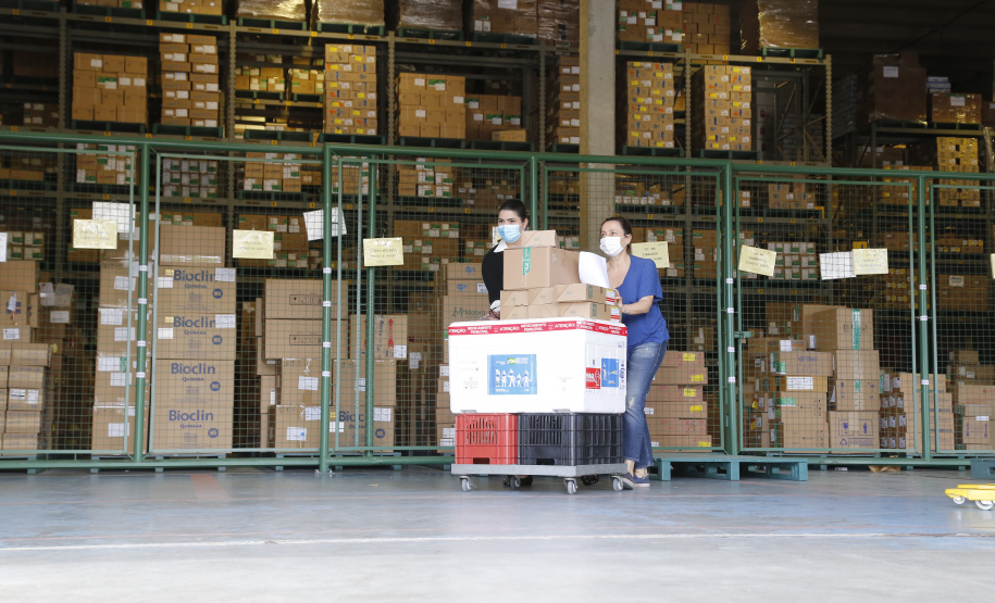 23.11.2021 Distribuição de Vacinas para regionais
Foto Gilson Abreu/AEN