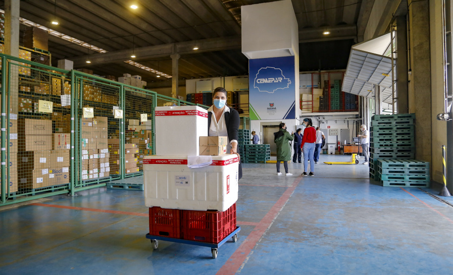 23.11.2021 Distribuição de Vacinas para regionais
Foto Gilson Abreu/AEN