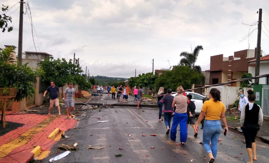 SANTA TEREZINHA - Temporais - Curitiba, 25/10/2021 - Foto: Defesa Civil do Paraná