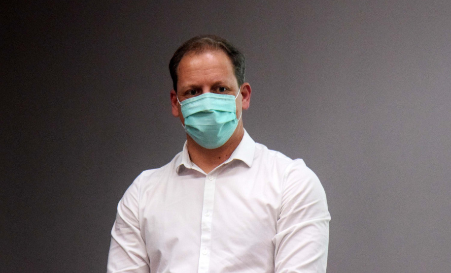 A Secretaria de Estado da Saúde retomou a discussão do Planejamento Regional Integrado (PRI), iniciando a segunda etapa do projeto na Macrorregião Oeste nesta segunda-feira (25), em Foz do Iguaçu.. Foto: Américo Antonio/SESA