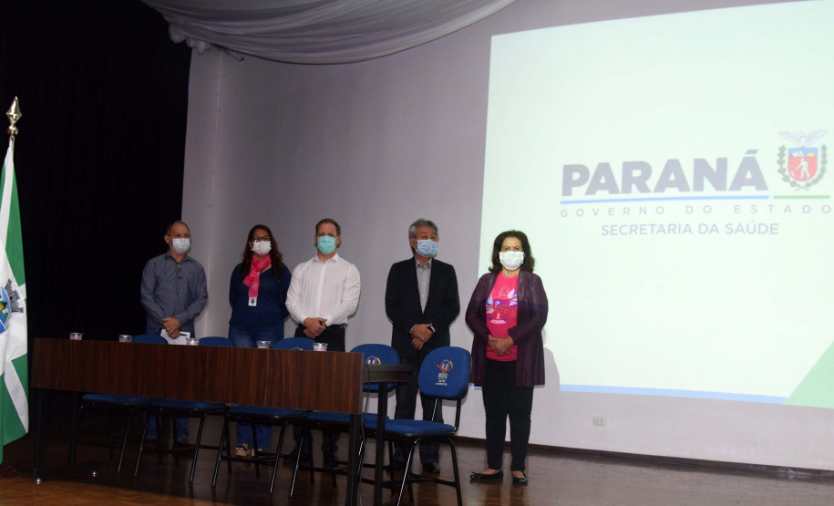 A Secretaria de Estado da Saúde retomou a discussão do Planejamento Regional Integrado (PRI), iniciando a segunda etapa do projeto na Macrorregião Oeste nesta segunda-feira (25), em Foz do Iguaçu.. Foto: Américo Antonio/SESA