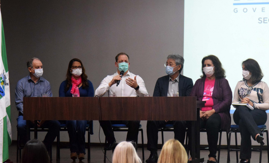 A Secretaria de Estado da Saúde retomou a discussão do Planejamento Regional Integrado (PRI), iniciando a segunda etapa do projeto na Macrorregião Oeste nesta segunda-feira (25), em Foz do Iguaçu.. Foto: Américo Antonio/SESA