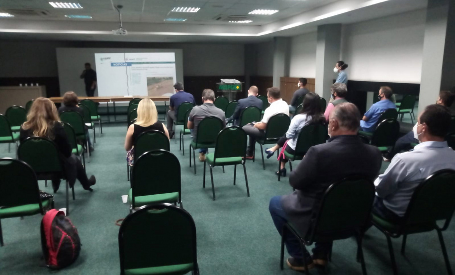 Segundo Road Show apresenta em Ponta Grossa propostas da Concessão de Uso do Guartelá. Apresentação das propostas a possíveis investidores é parte do processo de Concessão de Uso da Unidade de Conservação.  - Curitiba, 25/10/2021 - Foto: SEDEST