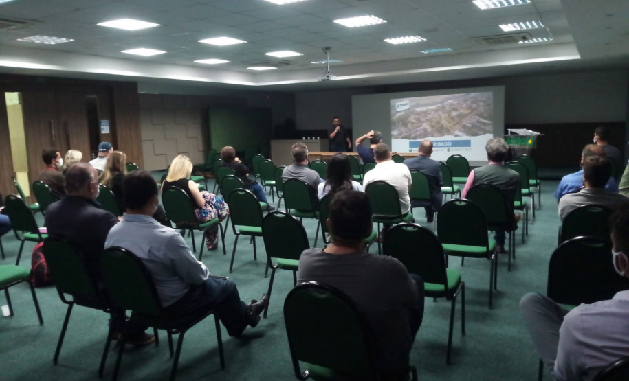 Segundo Road Show apresenta em Ponta Grossa propostas da Concessão de Uso do Guartelá. Apresentação das propostas a possíveis investidores é parte do processo de Concessão de Uso da Unidade de Conservação.  - Curitiba, 25/10/2021 - Foto: SEDEST