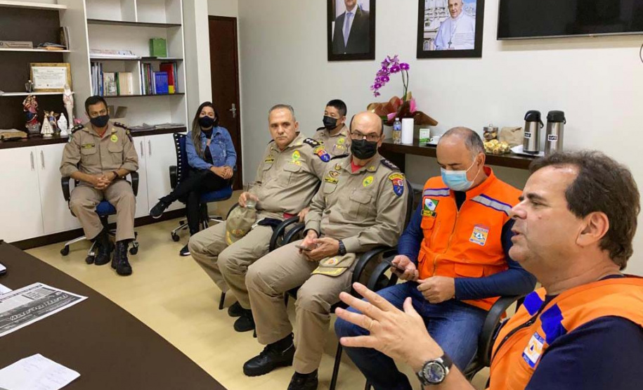 O secretário Nacional de Proteção e Defesa Civil, Alexandre Lucas Alves, chegou ao Paraná na manhã desta terça-feira (26) para visitar os municípios mais afetados pelas tempestades do último final de semana no Estado. Foto: Defesa Civil