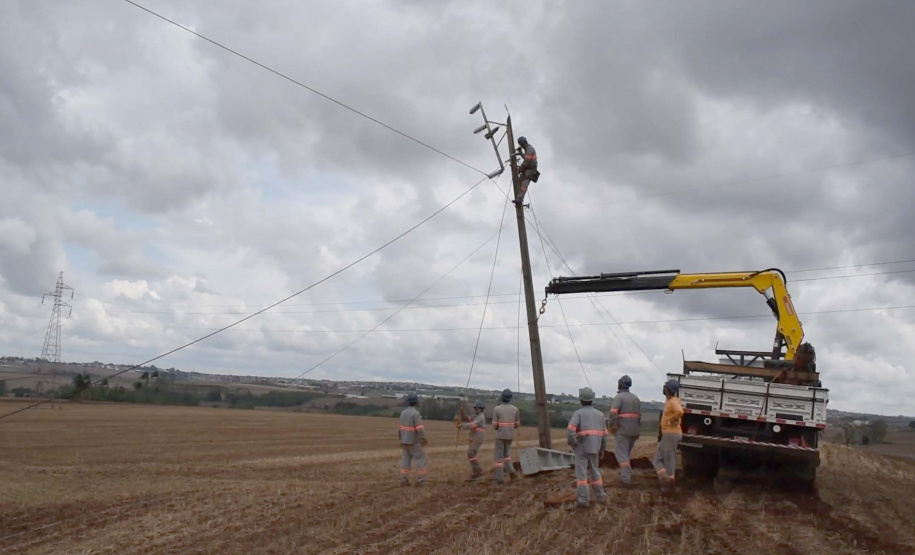 Secretário nacional de Defesa Civil percorre municípios do Paraná mais afetados por temporal. Foto: Copel