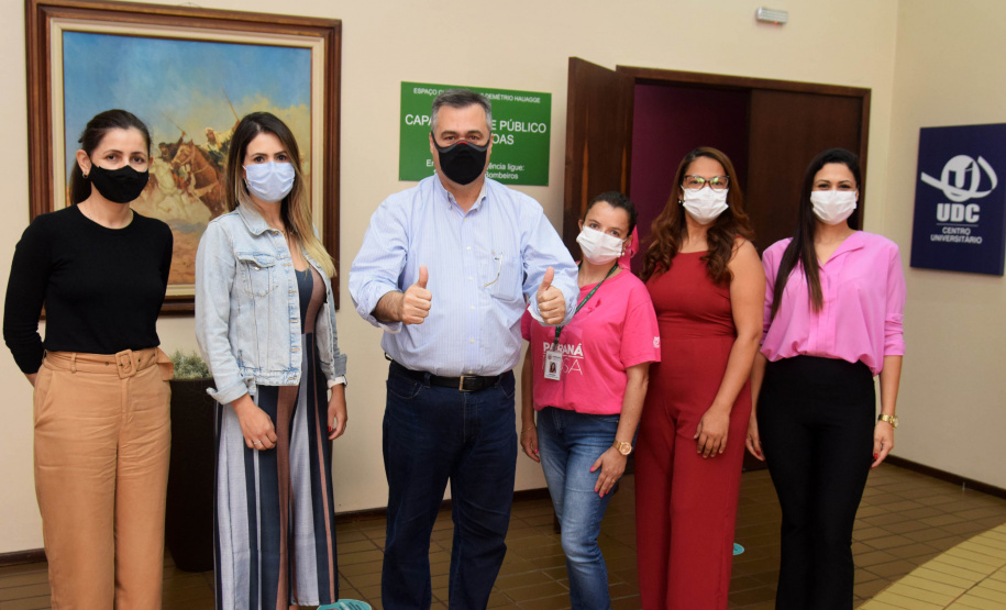 As ações para o pós-pandemia da Covid-19 devem ser prioridade no processo de reorganização do Planejamento Regional Integrado (PRI) da área da saúde no Paraná. A afirmação foi feita pelo secretário estadual da Saúde, Beto Preto, durante evento para discutir o PRI com Regionais e municípios da Macrorregião Oeste, realizado em Foz do Iguaçu, nesta terça-feira (26). - Foz do Iguaçu, 26/10/2021 - Foto: Américo Antonio/SESA