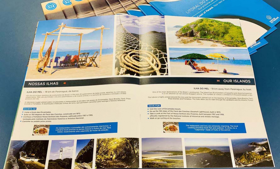 Revista de bordo produzida pela Portos do Paraná será apresentada no festival do turismo de Gramado - Foto: Claudio Neves/ Portos do Paraná