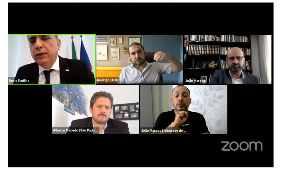 Durante dois dias aconteceu a II Semana de Conscientização Tributária - evento virtual que trouxe novos debates e discussões sobre os impactos das reformas tributárias a administrativas no país. - Curitiba, 26/10/2021 - Foto: SEFA