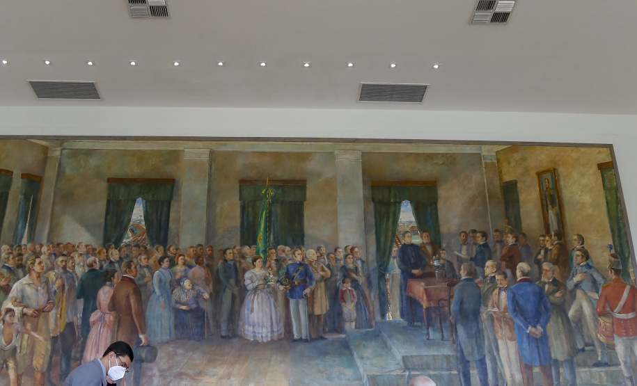 O vice-governador Darci Piana se encontrou nesta quarta-feira (27), no Palácio Iguaçu, com cônsul-geral da Alemanha em São Paulo, Thomas Schmitt. A reunião serviu para estreitar laços e buscar novos mecanismo de parcerias. - Curitiba, 27/10/2021 - Foto: Gilson Abreu/AEN