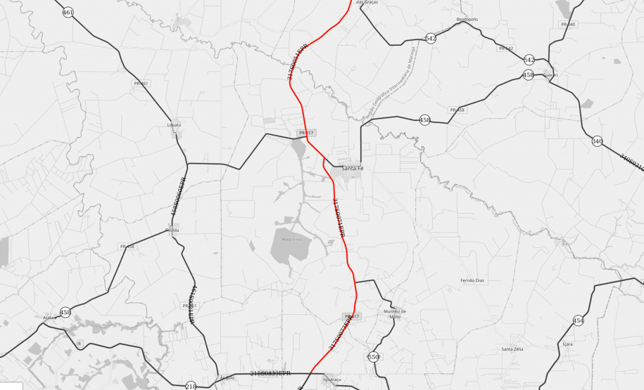 O Departamento de Estradas de Rodagem do Paraná (DER/PR) abriu nesta semana os envelopes com as propostas de preços para elaboração do projeto de restauração e ampliação da capacidade da PR-317, no trecho entre Nossa Senhora das Graças e Iguaraçu, na região Noroeste. Foto: DER