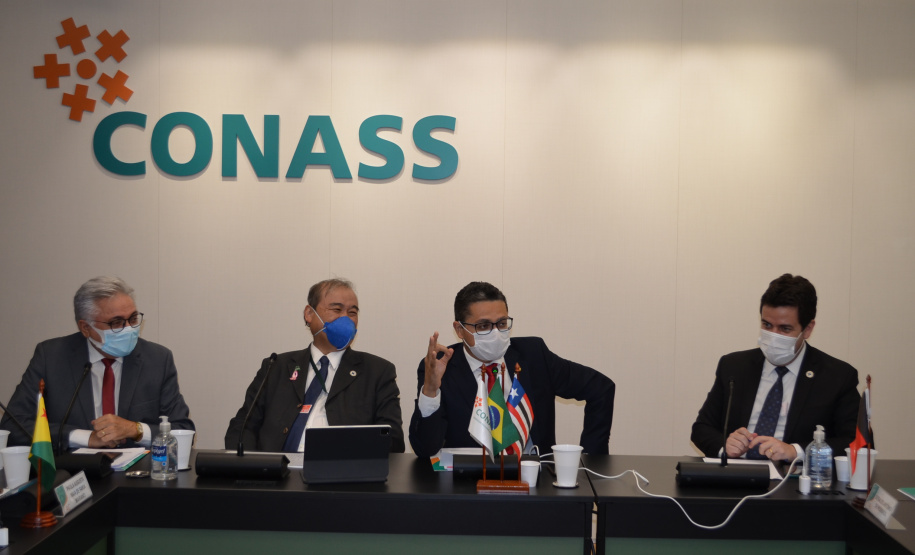 O Ministério da Saúde vai aportar R$ 350 milhões em parcela única, destinados às cirurgias eletivas, no país. A informação foi confirmada pelo secretário-executivo da pasta, Rodrigo Cruz, na reunião do Conselho Nacional de Secretários de Saúde (Conass) em Brasília, nesta quarta-feira (27). Foto: CONASS