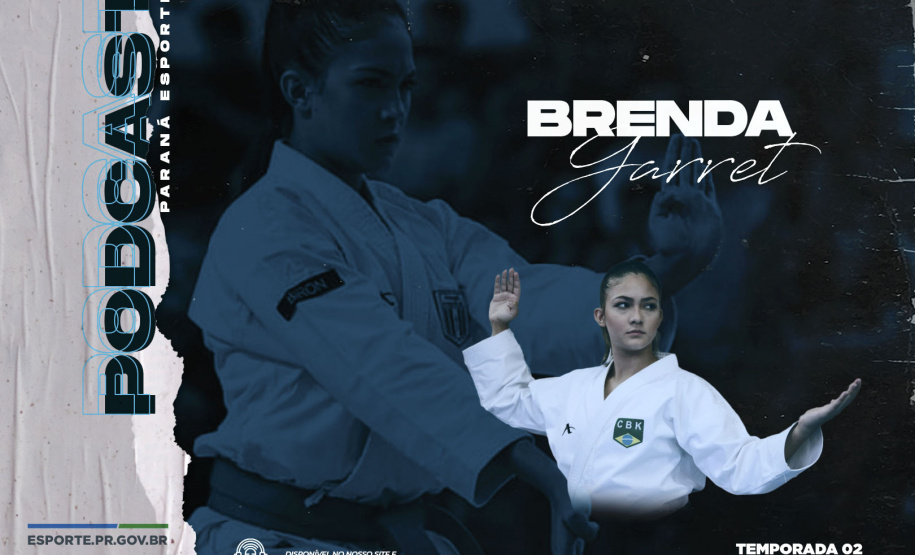 PODCAST: Brenda Garret, revelação paranaense do karatê-= Foto: Paraná Esporte