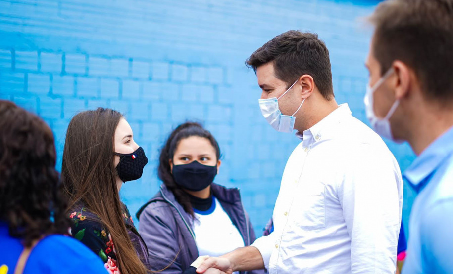 Começa nesta sexta-feira (29) uma grande campanha de mídia para divulgar o Cartão Futuro, programa do Governo do Paraná para incentivar a manutenção e a contratação de jovens aprendizes por empresas paranaenses. - Curitiba, 28/10/2021 - Foto: Guilherme Flores/Casa Civil