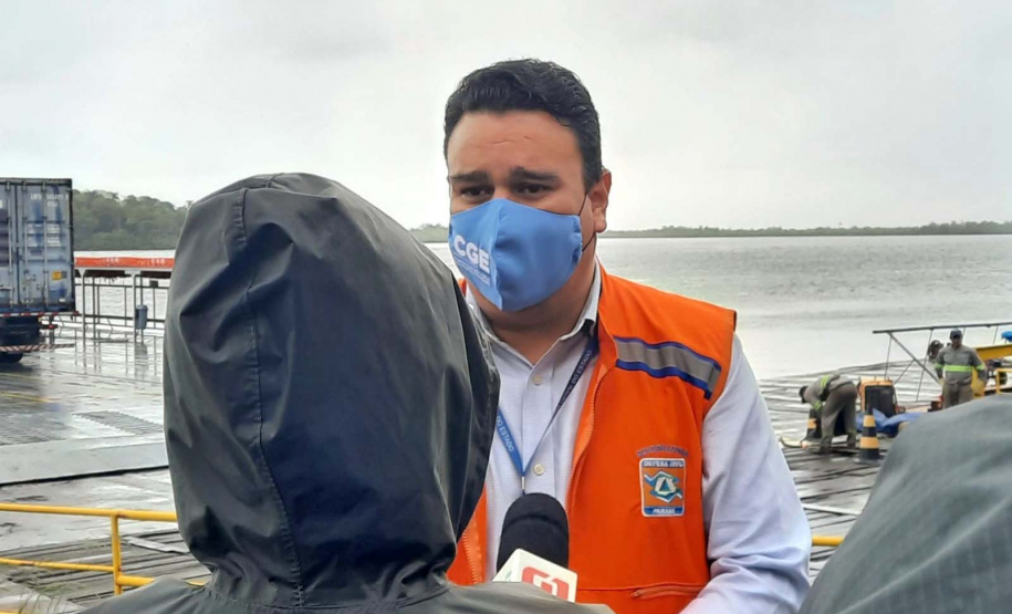 CGE verifica denúncia e inspeciona travessia de Guaratuba - 28/10/2021 - Foto: Gabrielly Pontes/CGE