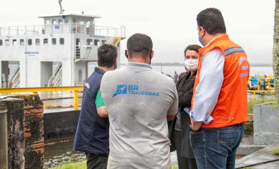 CGE verifica denúncia e inspeciona travessia de Guaratuba - 28/10/2021 - Foto: Gabrielly Pontes/CGE