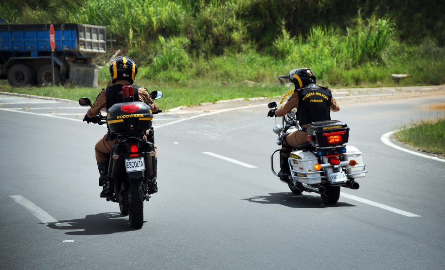 Feriado de Finados terá policiamento reforçado do BPRv nas estradas estaduais do Paraná  -  Curitiba, 29/10/201  Foto: BPRv
