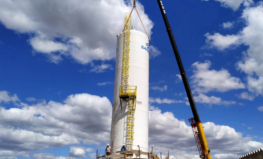 A Companhia de Saneamento do Paraná (Sanepar) está ampliando o sistema de abastecimento de Califórnia, no Vale do Ivaí.- Curitiba, 29/10/2021 - Foto: Sanepar