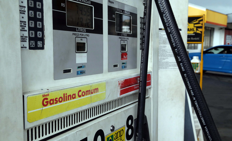 Paraná congela valor de referência do ICMS sobre combustíveis. Foto:Gilson Abreu/AEN