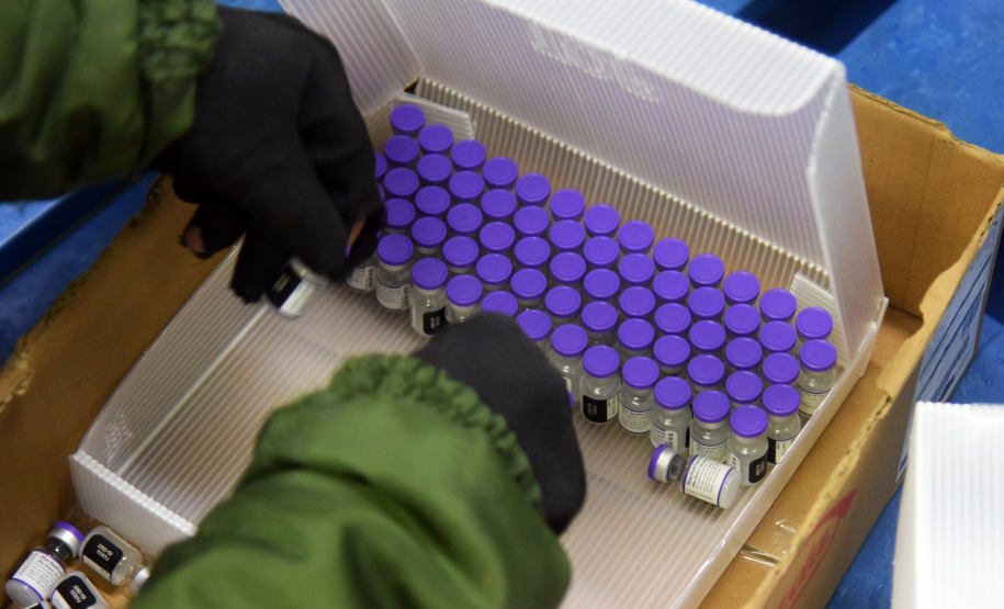 Estado vai receber mais 450,4 mil vacinas contra a Covid-19 nesta quarta-feira  -  Curitiba, 02/11/2021 - Foto: Américo Antonio/SESA