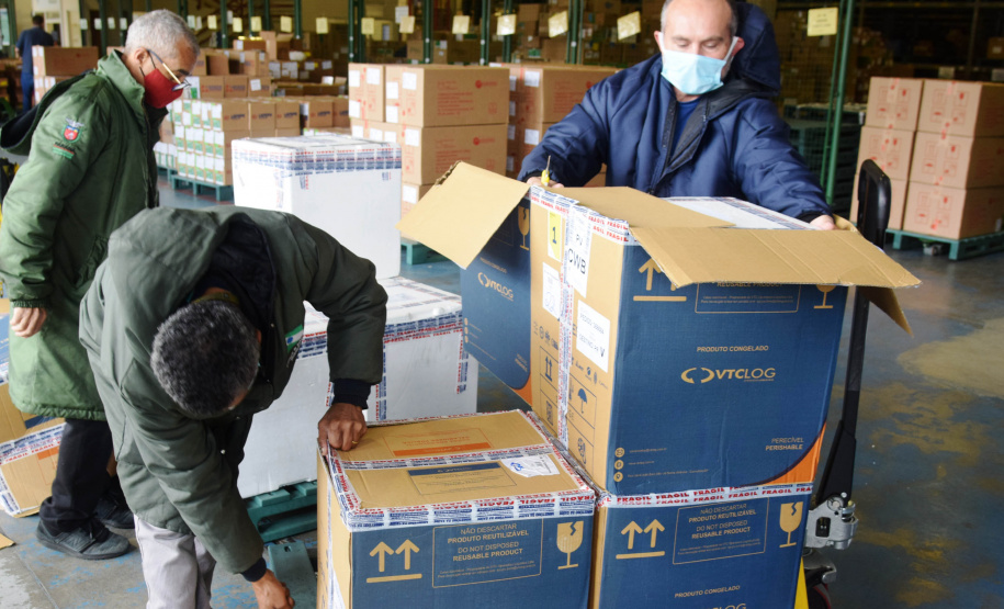 Estado vai receber mais 450,4 mil vacinas contra a Covid-19 nesta quarta-feira  -  Curitiba, 02/11/2021 - Foto: