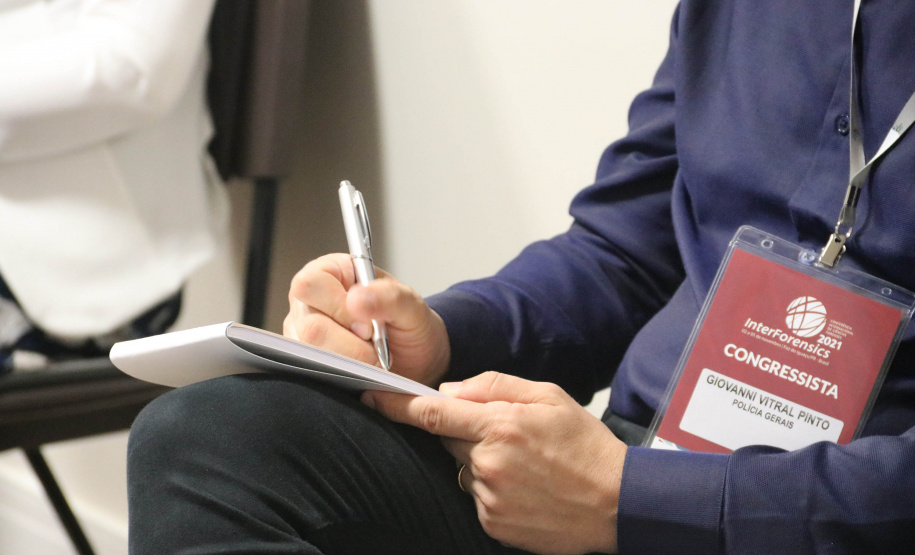 Peritos forenses do Brasil e exterior trocam experiências em minicursos da InterForensics 2021, em Foz do Iguaçu - Foz do Iguaçu, 02/11/2021 - Foto: SESP-PR