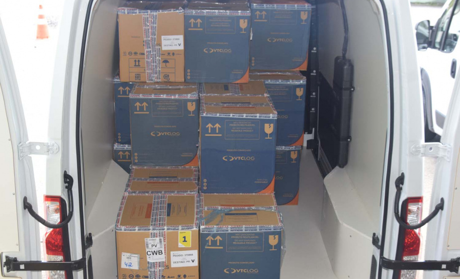 Estado recebe novas doses de vacinas contra a Covid-19 para adolescentes . Foto: Américo Antonio/SESA