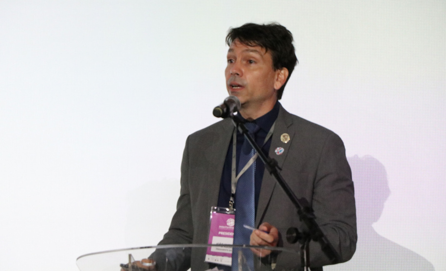 Nesta quarta-feira (03/11), em Foz do Iguaçu, região oeste do Paraná, foi aberto oficialmente o InterForensics, maior evento de Ciências Forenses da América Latina, que reúne, em um único lugar, renomados nomes nacionais e internacionais das mais diversas áreas deste setor. - Foz do Iguaçu, -3/11/2021 - Foto: SESP_PR