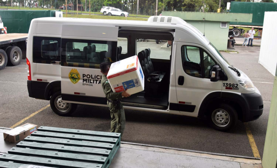 Saúde inicia nova distribuição de mais 671 mil doses aos municípios. Foto: Américo Antonio/SESA