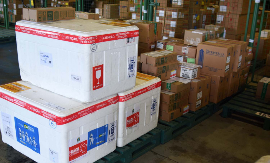 Saúde inicia nova distribuição de mais 671 mil doses aos municípios. Foto: Américo Antonio/SESA