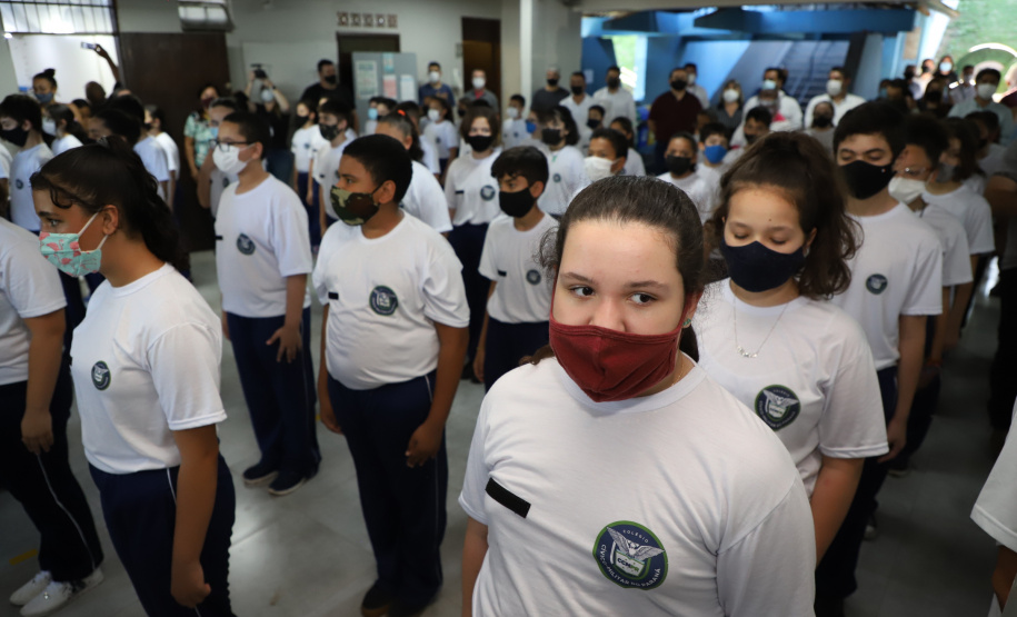 Com foco na melhoria da qualidade de vida da população, o governador Carlos Massa Ratinho Junior confirmou nesta quarta-feira (03), em Cornélio Procópio, investimentos nas áreas da saúde e educação para 21 municípios do Norte e Norte Pioneiro, que integram a 18ª Regional da Saúde.  Foto: Aristeu Dias/AEN