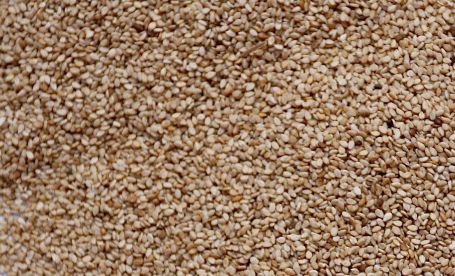 No berço 202 do Porto de Paranaguá, o navio Lady Lilly recebe uma carga inédita de gergelim em sacas. O produto nacional, que segue para exportação, é estivado direto nos cinco porões da embarcação. Em média, cada espaço vai levar cerca de 4 mil toneladas da semente, totalizando um embarque de 20 mil toneladas que têm como destino a Guatemala. - Paranaguá, 04/11/2021 - Foto: Cláudio Neves/Portos do Paraná