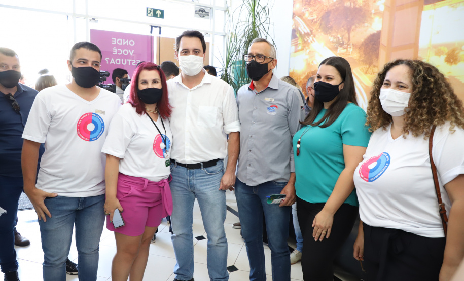 O governador Carlos Massa Ratinho Junior confirmou nesta quinta-feira (04) uma série de investimentos para Cianorte, na Região Noroeste. Foto: Ari Dias/AEN