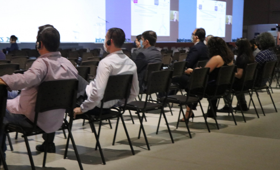 Especialistas nacionais e internacionais fomentam técnicas e o uso da tecnologia para a ciência forense na InterForensics 2021 - Foz do Iguaçu, 05/11/2021 - Foto: SESP-PR