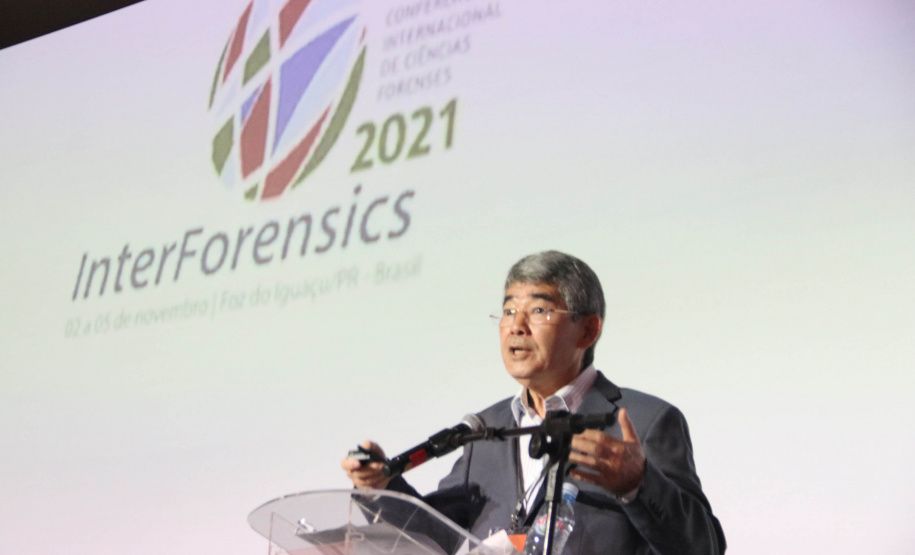 Especialistas nacionais e internacionais fomentam técnicas e o uso da tecnologia para a ciência forense na InterForensics 2021 - Foz do Iguaçu, 05/11/2021 - Foto: SESP-PR