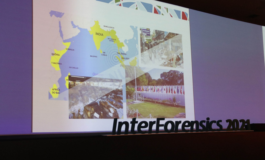 Especialistas nacionais e internacionais fomentam técnicas e o uso da tecnologia para a ciência forense na InterForensics 2021 - Foz do Iguaçu, 05/11/2021 - Foto: SESP-PR