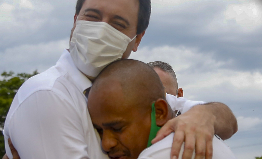 Governador Carlos Massa Ratinho Junior anuncia obras para tornar Cascavel a primeira cidade do Paraná com 100% de saneamento
Foto Gilson Abreu/AEN
