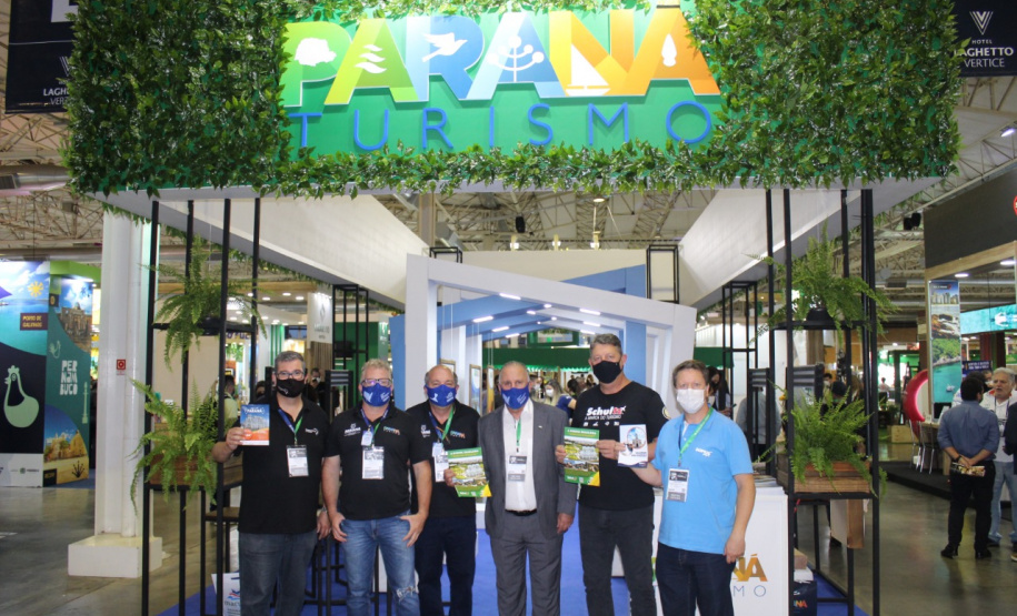 Paraná Turismo faz mais de 1500 atendimentos em feira internacional do setor.Foto: SEDEST