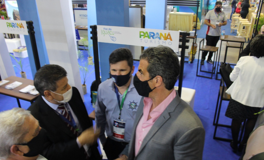 Paraná Turismo faz mais de 1500 atendimentos em feira internacional do setor.Foto: SEDEST