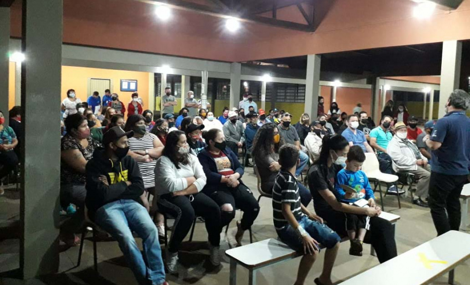 Sanepar inicia reuniões comunitárias de implantação da rede de esgoto. Foto: Sanepar