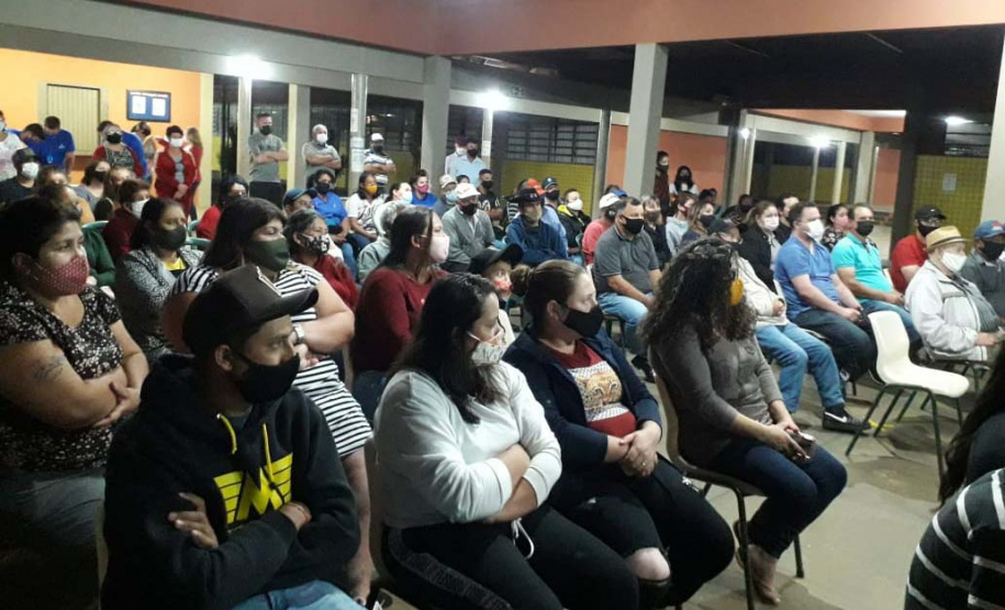 Sanepar inicia reuniões comunitárias de implantação da rede de esgoto. Foto: Sanepar