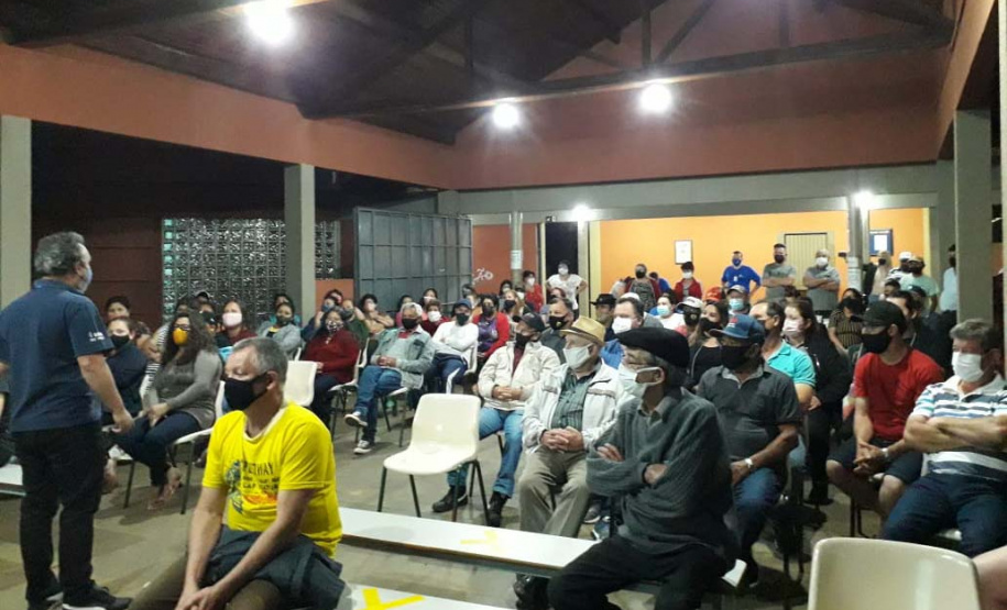 Sanepar inicia reuniões comunitárias de implantação da rede de esgoto. Foto: Sanepar