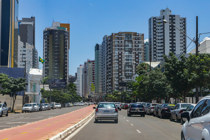 Cidade de Maringá, no Paraná