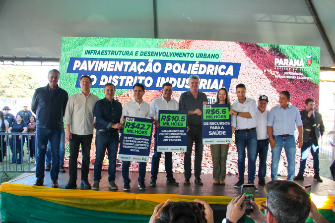 Paraná autoriza pavimentação no distrito industrial de Jaguariaíva