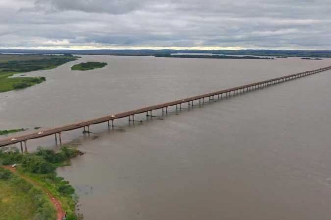 Ponte Ayrton Senna em Guaíra passa por modernização