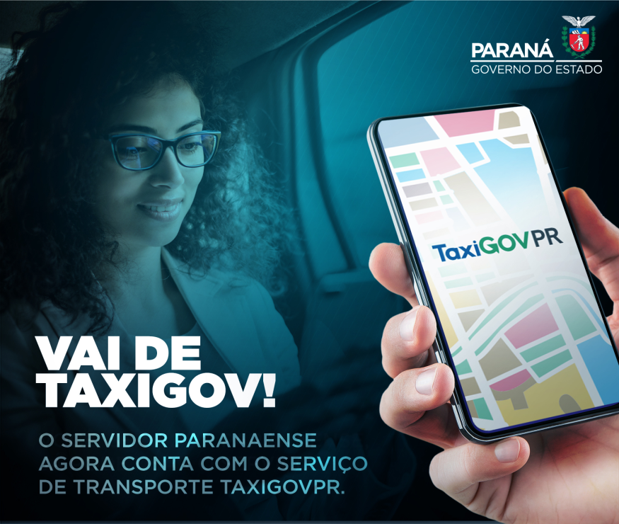 Vai de TaxiGOV: O servidor paranaense agora conta com o serviço de transporte TaxiGOV