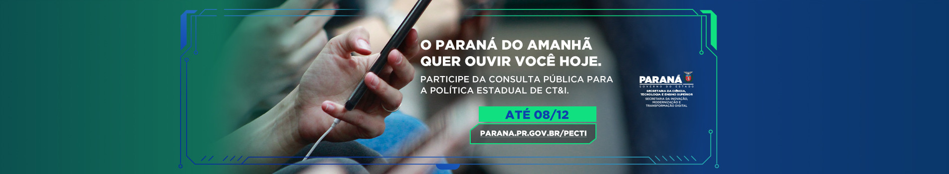 Proogação do prazo da Consulta Pública sobre o PECTI